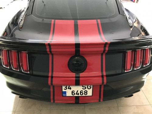 araç kaplama mustang