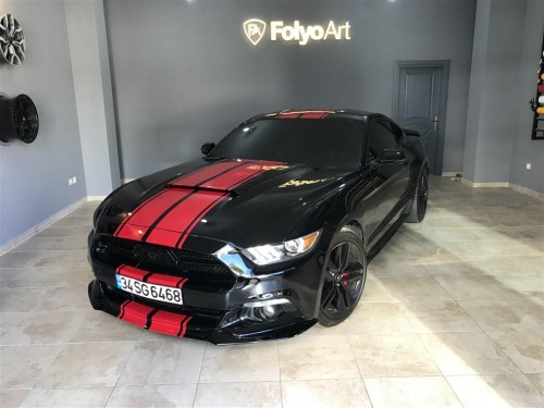 araç kaplama mustang