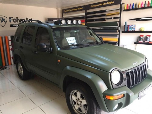 haki yeşili jeep kaplama