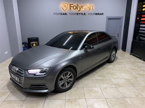 mat gri araç kaplama audi (3)