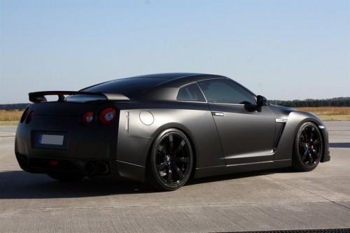siyah araç kaplama nissan gtr istanbul